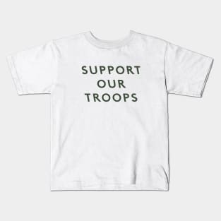 Support Our Troops Kids T-Shirt